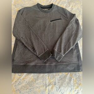 Men’s Municipal by Marky Mark Crewneck Sweatshirt with Zip Pocket - Large